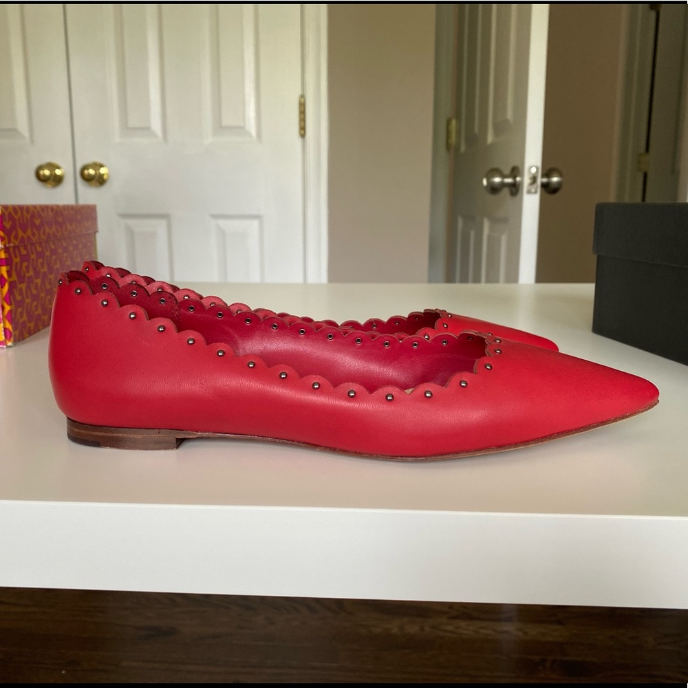 EUC Coach Jill red flats 7.5